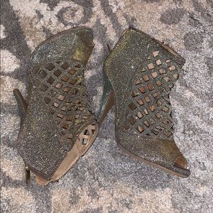 Christian Siriano sparkly heels